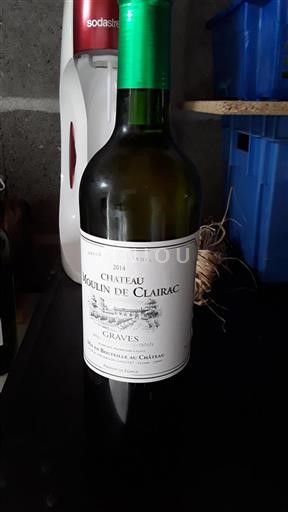 Bordéus Graves Château Moulin de Clairac 2014