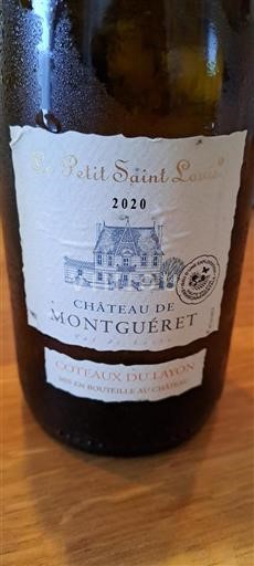 Loire Valley Coteaux-du-Layon Château Montguéret Le Petit Saint Louis 2020