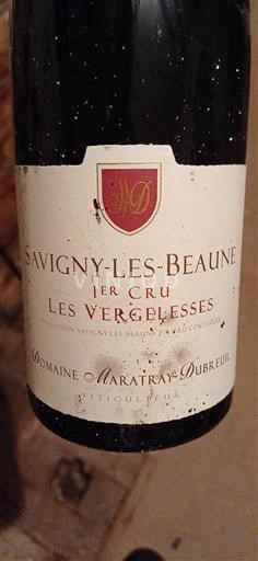 Bourgogne Ikke specificeret Premier Cru Domaine Maratray-Dubreuil Les Vergelesses 2022