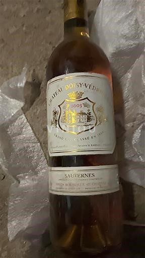 Bordeaux Sauternes Grand Cru Château Doisy-Védrines 2003