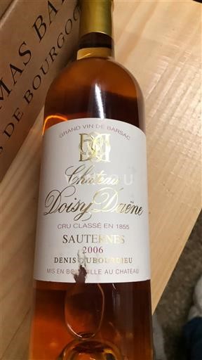 Bordeaux Sauternes Premier Cru Château Doisy-Daëne 2006
