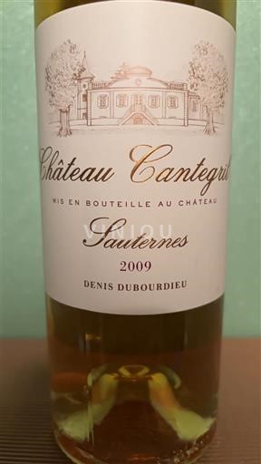Bordeaux Sauternes Château Cantegril 2009