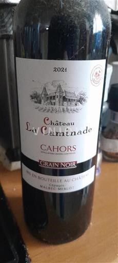 Sud-Ouest Cahors Château La Caminade Grain Noir 2021