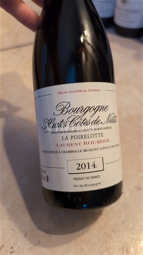 Burgundi Määrittelemätön Laurent Roumier La Poirelotte 2014