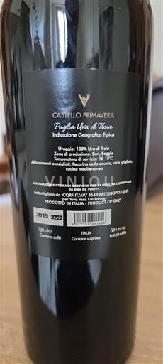 Apúlia Não especificado Castello Primavera 2019