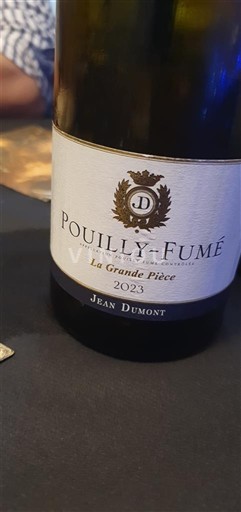 Thung lũng sông Loire Pouilly-fumé Jean Dumont La Grande Pièce 2023