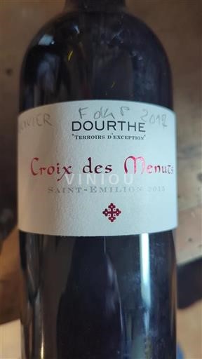Burdeos Saint-Émilion Dourthe Croix des Menuts 2015