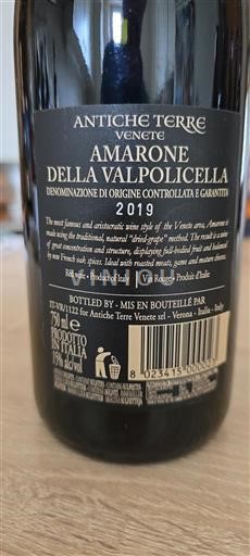 Véneto Amarone della Valpolicella Antiche Terre Venete Amarone della Valpolicella 2019