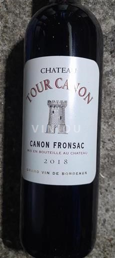 Bordeaux Canon-Fronsac Château Tour Canon 2018