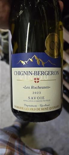 Savoie và Bugey Chignin-Bergeron Domaine Les Fils de René Quenard Les Rocheuses 2023