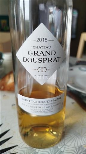 Bordeaux Sainte-Croix-Du-Mont Château Grand Dousprat 2018