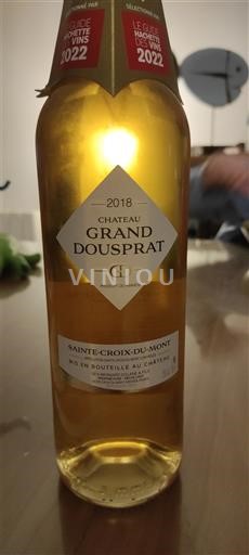 Bordeaux Sainte-Croix-Du-Mont Château Grand Dousprat 2018