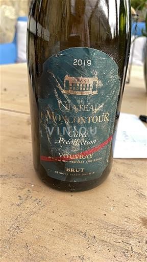 Thung lũng sông Loire Vouvray Château Moncontour Prédilection 2019