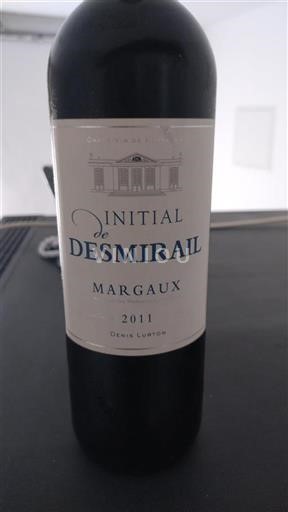 Bordeaux Margaux Desmirail Initial de Desmirail 2011