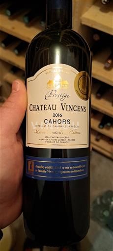 Југозапад Кагор Château Vincens Prestige 2016