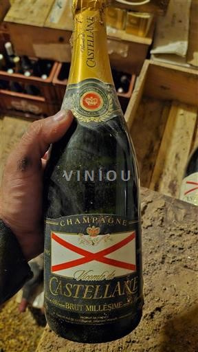 Champaña Champán Vicomte de Castellane Brut Millésime 1995