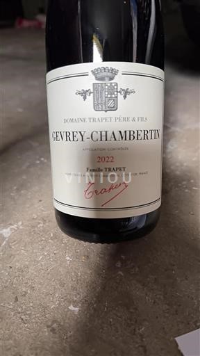 Bourgogne Gevrey-chambertin Grand Cru Domaine Trapet Père & Fils 2022