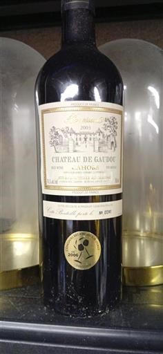 Sud-Ovest Cahors Château Gaudou Renaissance 2003