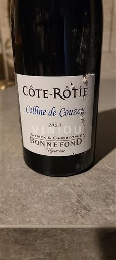 Vallée du Rhône Côte-rôtie Patrick & Christophe Bonnefond Colline de Couzou 2023