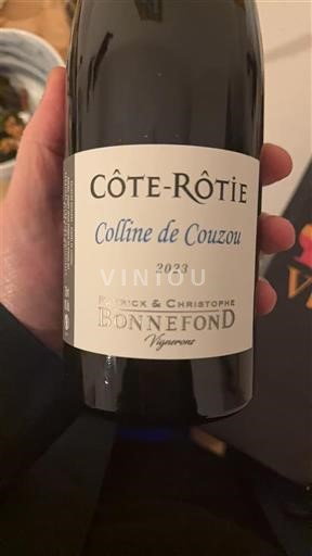 Valle del Ródano Côte-rôtie Patrick & Christophe Bonnefond Colline de Couzou 2023