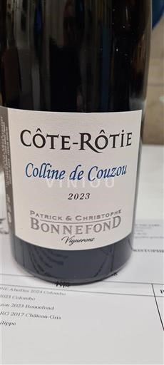 Rhône Valley Côte-Rôtie Patrick & Christophe Bonnefond Colline de Couzou 2023