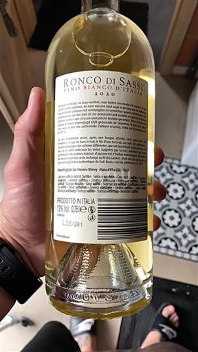 Piedmont Wines Unspecified Ronco di Sassi 2020
