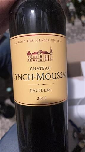 Bordeaux Pauillac Grand Cru Lynch-Moussas 2015