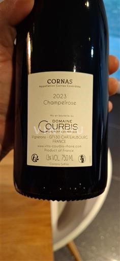 Valle del Rodano Cornas Domaine Courbis Champelrose 2023