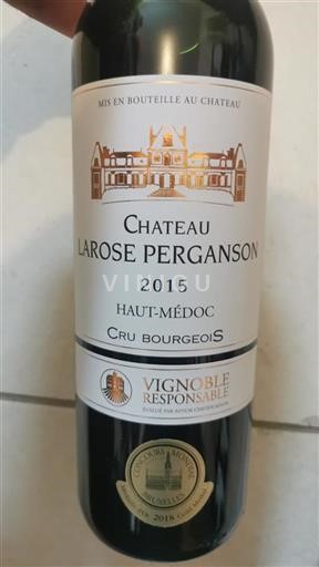 Bordéus Haut-Médoc Cru Bourgeois Château Larose Perganson 2015