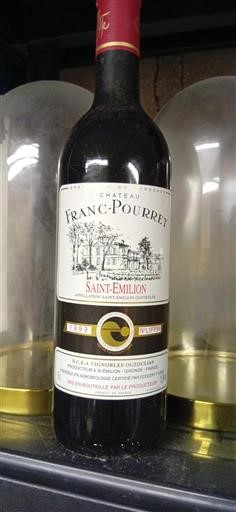 Bordéus Saint-Émilion Grand Cru Château Franc-Pourret 1999
