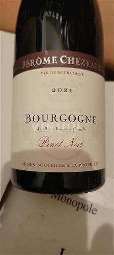 Burgund Jérôme Chezeaux Pinot Noir 2021