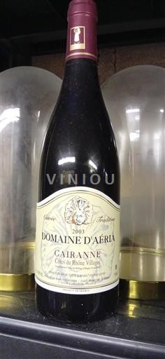 Rhône-dalen Cairanne Domaine Aéria Tradition 2003