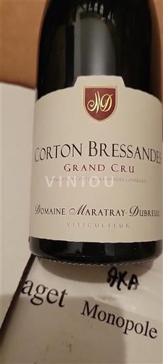 Burgund Corton-Bressandes Grand Cru Domaine Maratray-Dubreuil 2018