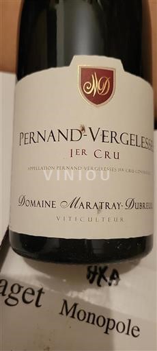 Bourgogne Pernand-Vergelesses Premier Cru Domaine Maratray-Dubreuil 2017