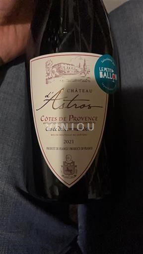 Provansa Côtes-de-Provence Château Astros du Commandeur 2021