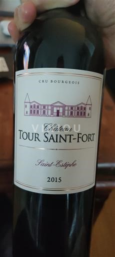 Burdeos Saint-Estèphe Cru Bourgeois Château Tour Saint-Fort 2015