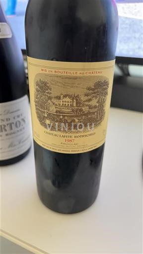 Burdeos Pauillac Grand Cru Lafite Rothschild 1987