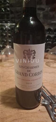 Bordeaux Saint-Émilion Grand Cru Grand Cru Grand Corbin Les Charmes de Grand Corbin 2018