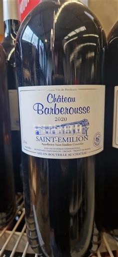 Bordeaux Saint-Émilion Château Barberousse 2020