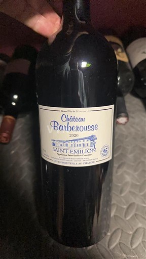 Bordeaux Saint-Émilion Château Barberousse 2020