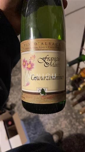 Alsace Grand Cru Francis Muré Gewurztraminer 2015