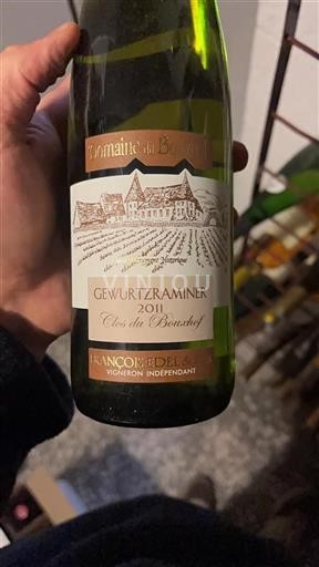 Alsace Gewurztraminer Grand Cru Domaine Bouschof Clos du Bousshof 2011