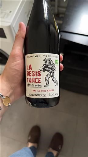 Rona dolina Côtes-du-Rhône Vignerons de l'Enclave La Résistance 2023