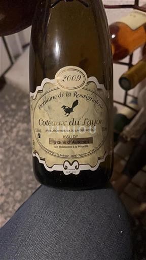 Loire Valley Coteaux-du-Layon Domaine La Rossignolerie Grains d'Automne 2009