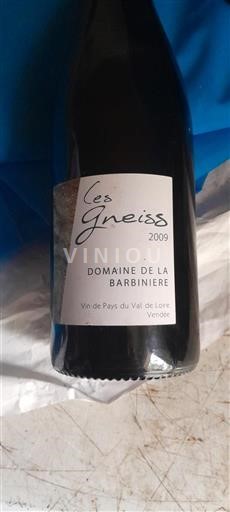 Loirevallei Niet gespecificeerd Domaine La Barbinière Les Gneiss 2009
