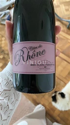 Rhône-dalen Côtes-du-Rhône MME. CLAUDE PARMENTIER Ikke årgangsbestemt