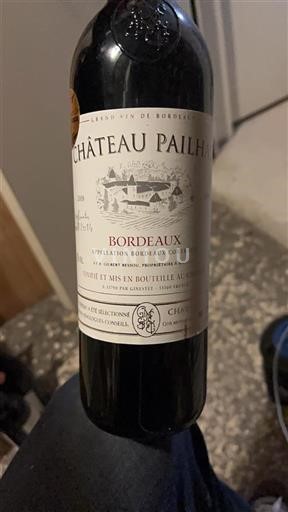 Burdeos Bordeaux Château Pailhas 2008
