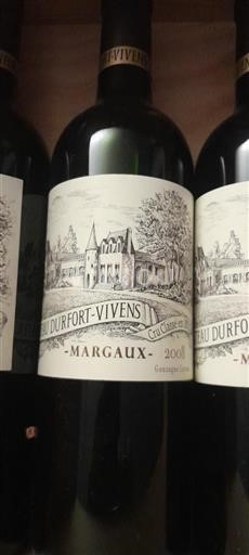 Bordeaux Margaux Grand Cru Château Durfort-Vivens 2008