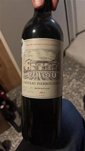 Bordeaux Château Pierrousse 2013