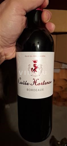 Bordeaux Cuvée Hortense Không niên vụ